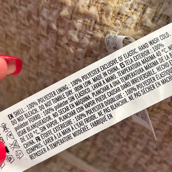 English Factory Multi Tweed Top - Picture 10 of 11